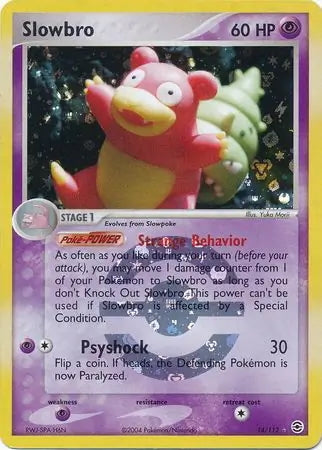 FireRed & LeafGreen Slowbro #14/112 reverse holo